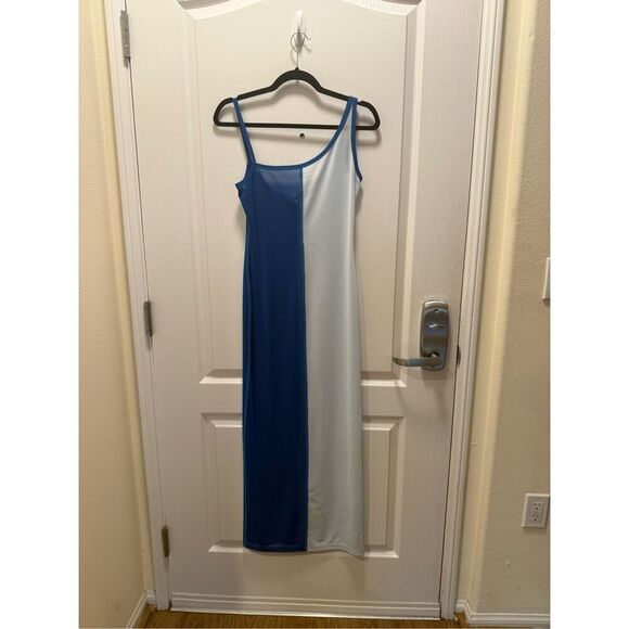 Significant Other Ayda Midi Dress Cobalt Splice Cover up Beach Size Size 4 NWT - Picture 5 of 8